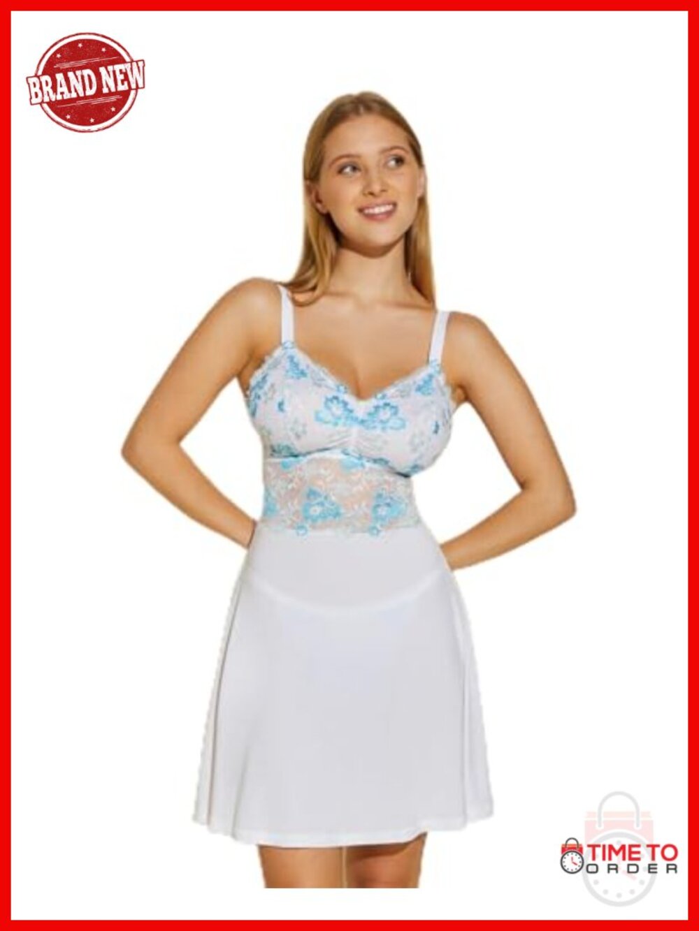 Cosabella Savona Curvy Chemise G-String Set Lace Modal XL